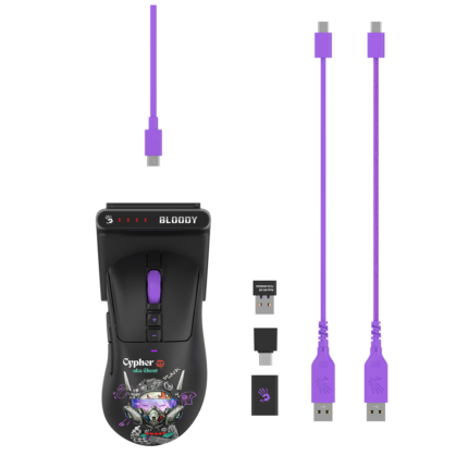 A4Tech Bloody R73 Ultra Duo Dual Mode Wireless Gaming Mouse