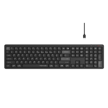 A4Tech FBX55C Bluetooth and 2.4G Wireless Keyboard - Black