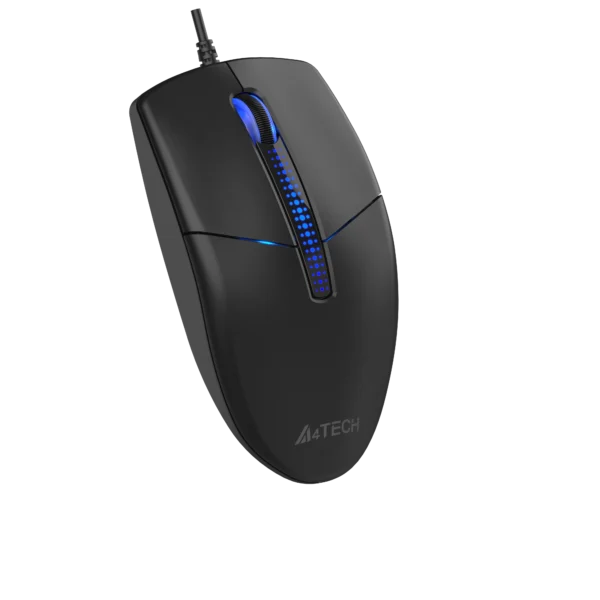 A4Tech N-530S Illuminate Mouse 1200dpi - Black