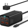 Baseus GaN3 Pro 2C+2U 65W Desktop Fast Charger (EU Plug) - Black