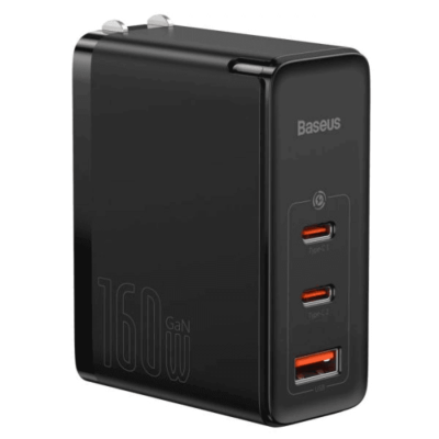 Baseus GaN5 Pro Digital Fast Charger 2C+U 160W CN Black
