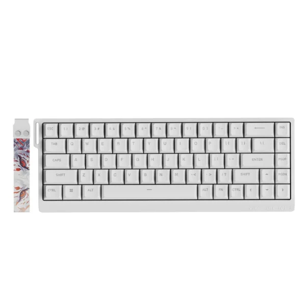 FGG MadLions MAD68 HE RGB 60% Wired Magnetic Switch Gaming Keyboard - White