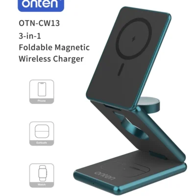 Onten CW13 3 in 1 Foldable Magnetic Wireless Charger