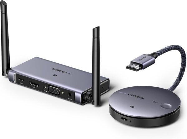 UGreen 90909A 4K 30Hz Wireless HDMI Transmitter and Receiver
