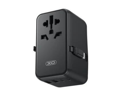 XO WL32 with Type-C retractable cable 65W Universal charger