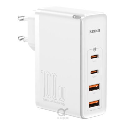 Baseus GaN2 Pro Super Fast Charger 2C+2U 100W With Type C To C Cable