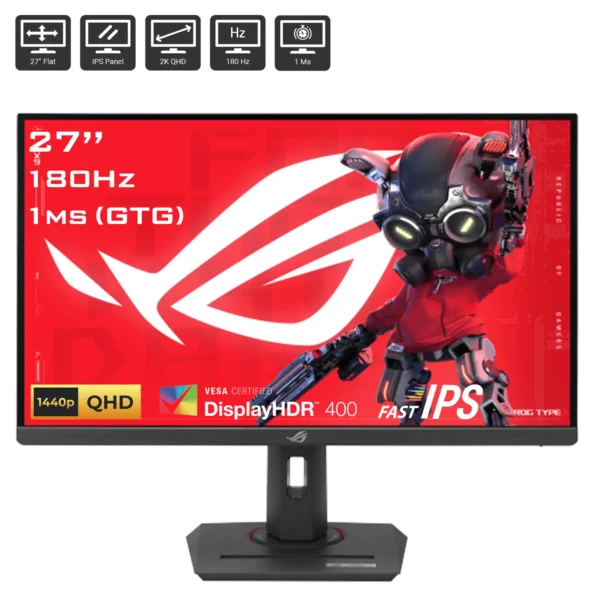 Asus Rog Strix XG27ACG 27” 1440P USB-C HDR Gaming Monitor