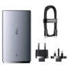 Baseus CCGP150113 GaN5 Pro Ultra-Slim Fast Charger C+U 65W with Universal Plugs