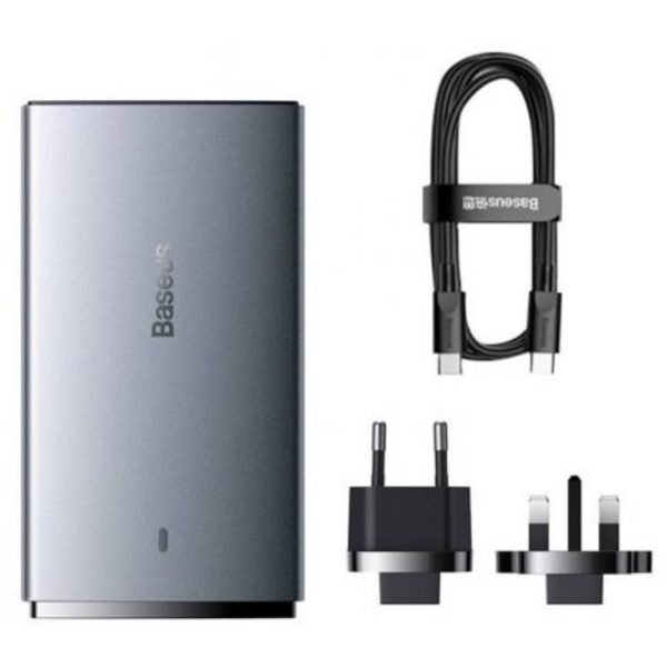 Baseus CCGP150113 GaN5 Pro Ultra-Slim Fast Charger C+U 65W with Universal Plugs