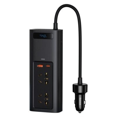Baseus CRNBQ-A01 Car Charger For Laptop 150W Power Inverter 220V