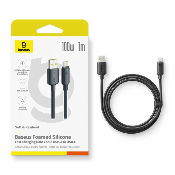 Baseus E0426800 Foamed Silicone Fast Charging Data Cable