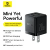 Baseus P10111609113-01 Palm Series U+C PD 20W Fast Charger
