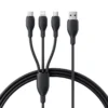Baseus P10376303121-00 Ultra Fast One for Three Fast Charging Cable 1.3m Cosmic - Black