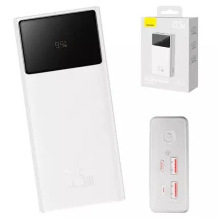 Baseus PPXJ080102 Star Lord Digital Display Fast Charge Power Bank 30000mAh 22.5W - White