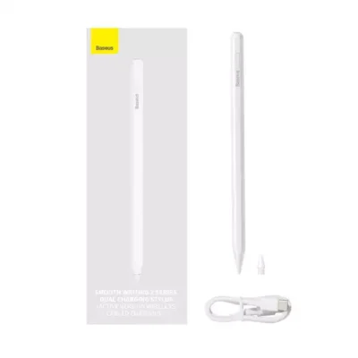 Baseus Smooth Writing 2 Series Dual Charging Stylus - Moon White