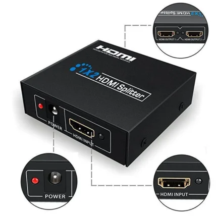HDMI Splitter 2 Port for 2K×4K Displays