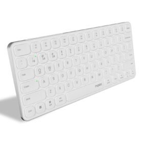 RAPOO E9050L Multi-Device Wireless Keyboard Rechargeable - White