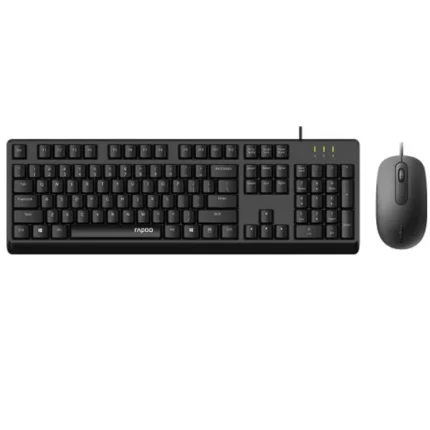 RAPOO X130 PRO Wired Optical Mouse Keyboard Combo