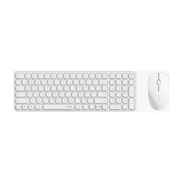 Rapoo 9320M Wireless Multi-Mode Keyboard Mouse Combo - White