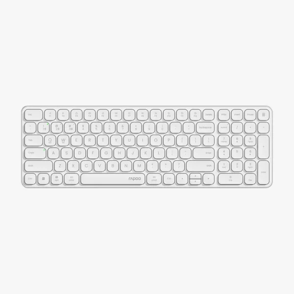 Rapoo E9350L Blade Ultra slim Multi mode Wireless Keyboard - White