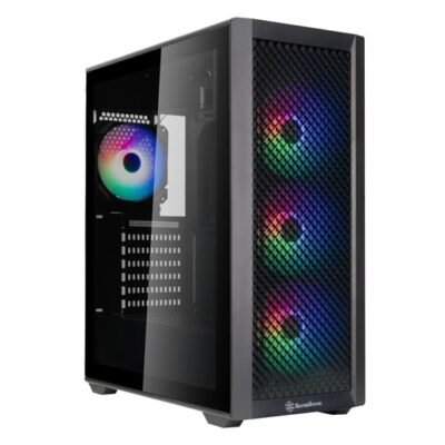 SilverStone FARA SST-FA515XR-WG with 4 ARGB Fans - Black