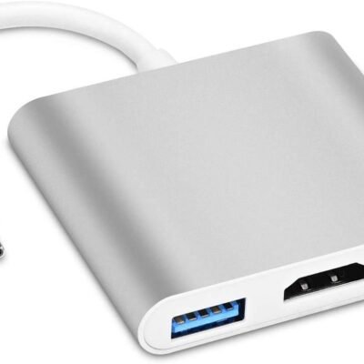 USB 3.1 Type C to HDMI, USB 3.0, and Type C 3.1 OTG Adapter