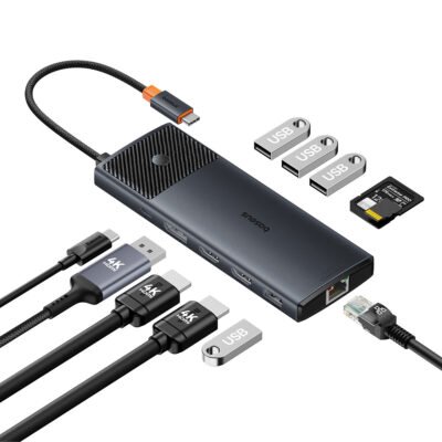 Baseus B00061801123-00 Metal Gleam Series II 11-in-1 USB HUB