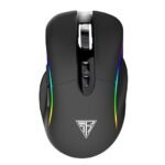 iNSIST DM-7800 Wired Gaming Mouse 1000 DPI Two RGB Light Strip Replaceable Magnetic Side Skirts UV Type Skin Coating. - Image 3