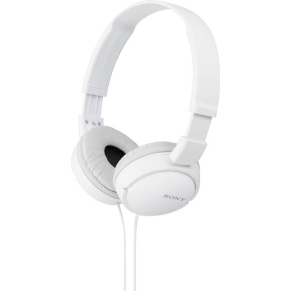 Sony MDR-ZX110AP In-line Remote and Mic Wired Headphones – White
