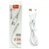Aspor A101 USB-C Fast Charging Data Cable 3A 1M - White