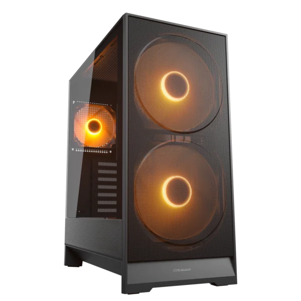 Cougar Airface 180 ARGB ATX Mid Tower PC Case - Black
