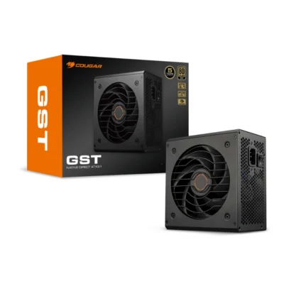 Cougar GST 750W 80 Plus Gold Non-Modular Power Supply - Black
