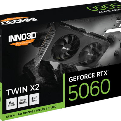INNO3D RTX 5060 Twin X2 OC SFF 8GB GDDR7 Graphics Card