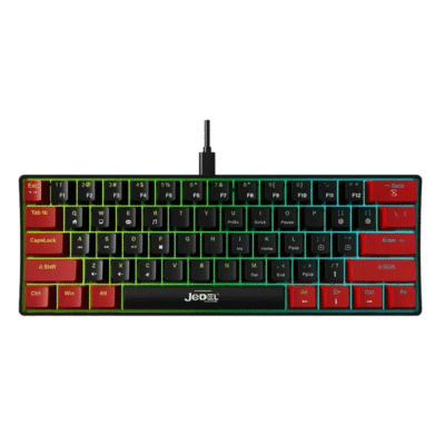 JEDEL KL69 RGB 61 Keys Mechanical Rainbow Lighting Gaming Keyboard