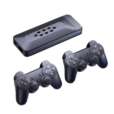 M33 HDMI Game Stick 4k 3D Games Built in 64gb with Dual 2.4G Wireless Controllers