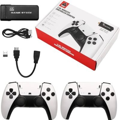 M8 PRO Game Stick 4K Video Game Console Retro Classic Games 2.4G Double Wireless Controller