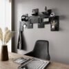 MXG PB-07 Wall Mounted Modular Gaming 7Pcs Pegboards - Black