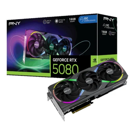PNY GeForce RTX 5080 ARGB EPIC-X RGB OC Graphics Card