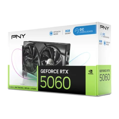 PNY NVIDIA GeForce RTX 5060 8GB Dual Fan Graphics Card