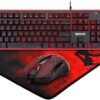 Redragon S107 RGB LED 3 in 1 Gaming Keyboard Mouse & Mousepad Combo Set