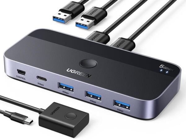 UGreen 15705 USB 3.0 2 In 4 Out Sharing Switch