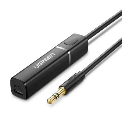 Ugreen 40761 Bluetooth Transmitter with 3.5mm Male Audio Cable