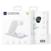 WIWU Wi‐W020 Folding 3‐in‐1 15W Magnetic Wireless Charger Cell Phone Charging Stand