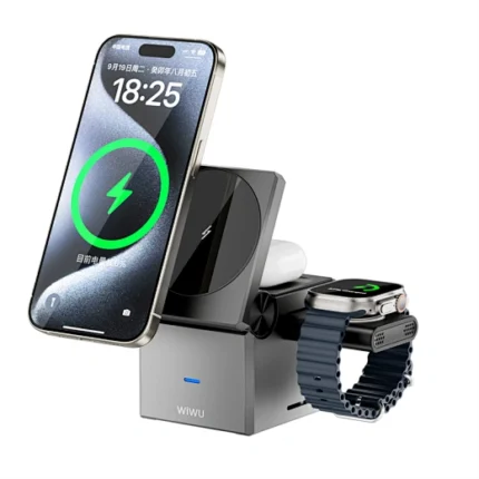 WiWU Wi-W030 Small Aquare 3 in 1 wireless charger