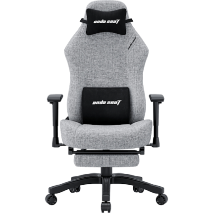 AndaSeat Luna Pro Gaming Chair with Footrest – Grey Fabric