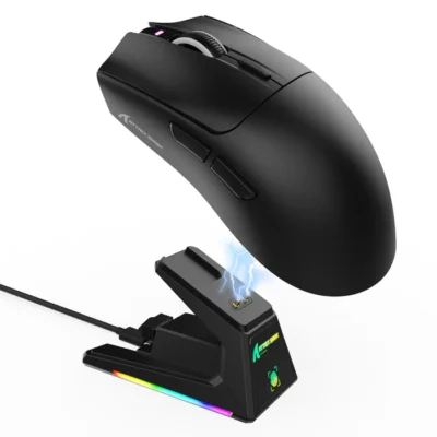 Attack Shark X1 Wireless Gaming Mouse with RGB Charging Dock
