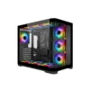 Sama Neview 2851A Gaming ATX Mid-Tower Computer Case with 4 ARGB Fans - Black