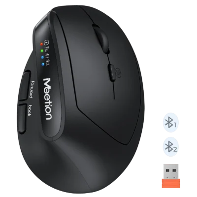 Meetion BTM008 2.4g & Bluetooth Dual-Mode Ergonomic Mouse