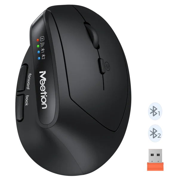 Meetion BTM008 2.4g & Bluetooth Dual-Mode Ergonomic Mouse