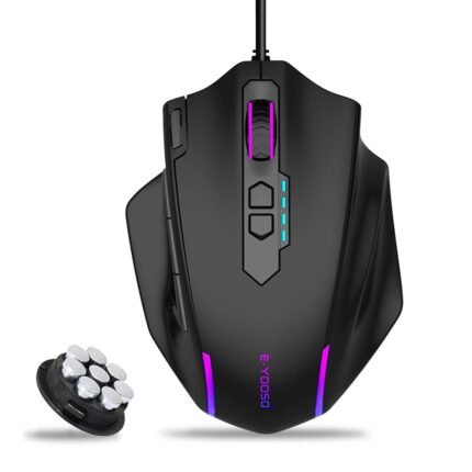 E-Yooso X-41 RGB Wired Gaming Mouse - Black